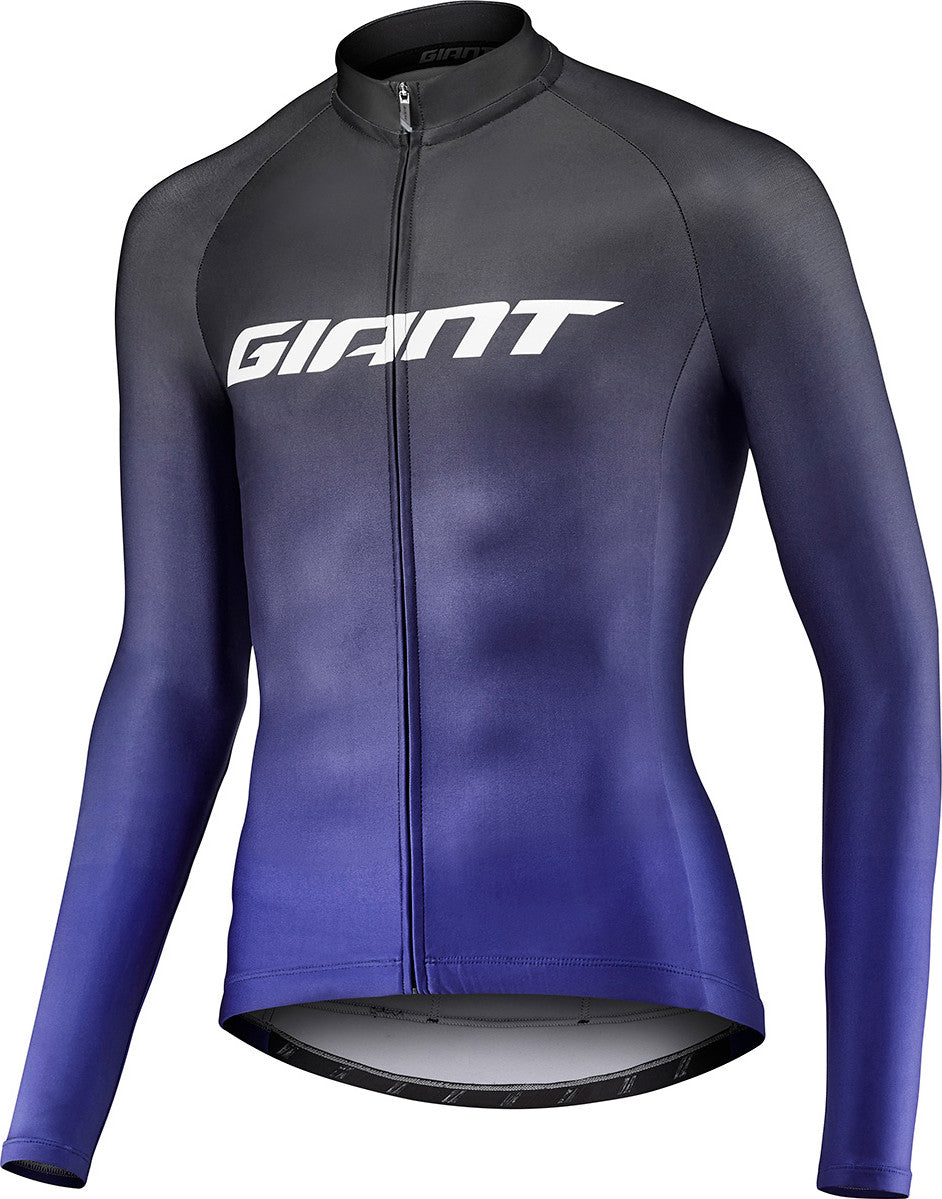 Race Day LS Jersey Black/Blue L