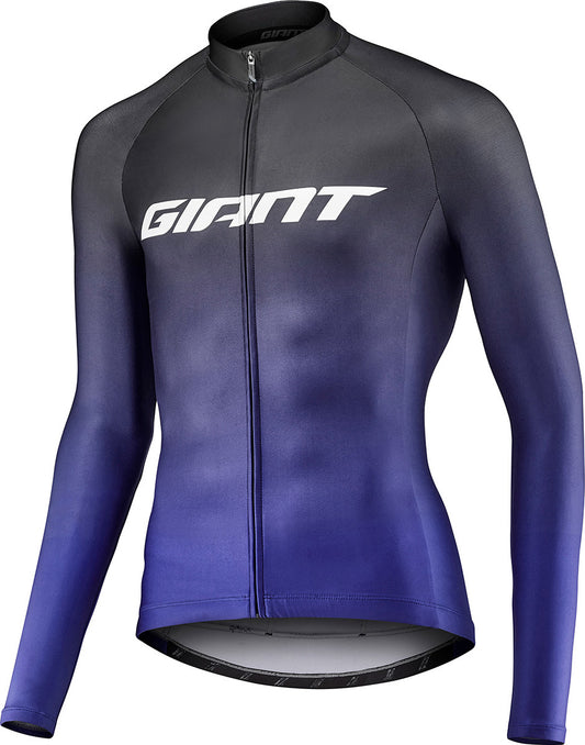 Race Day LS Jersey Black/Blue S